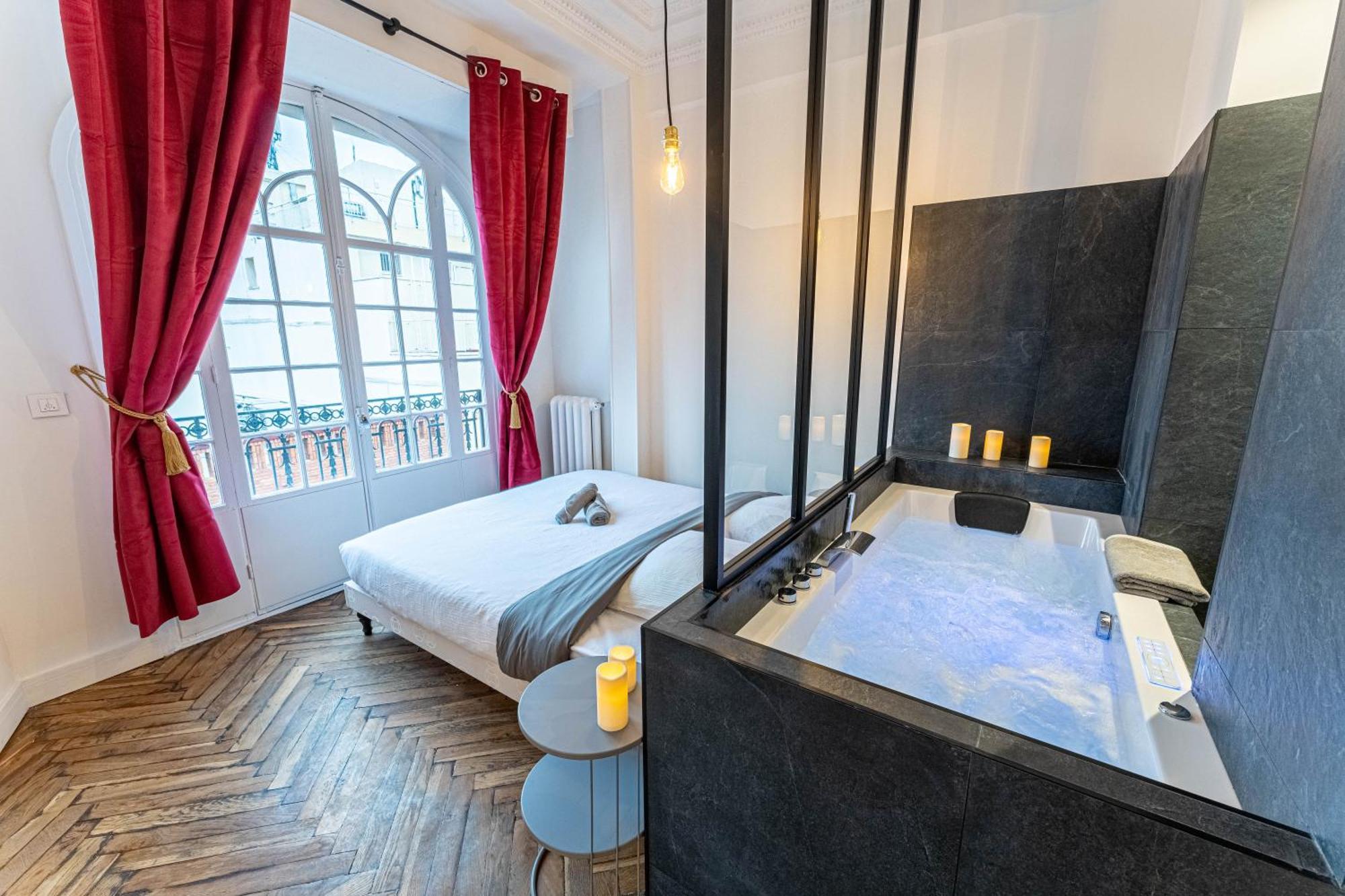 Jacuzzi-Nice Quartier Des Musiciens-Loft Kültér fotó